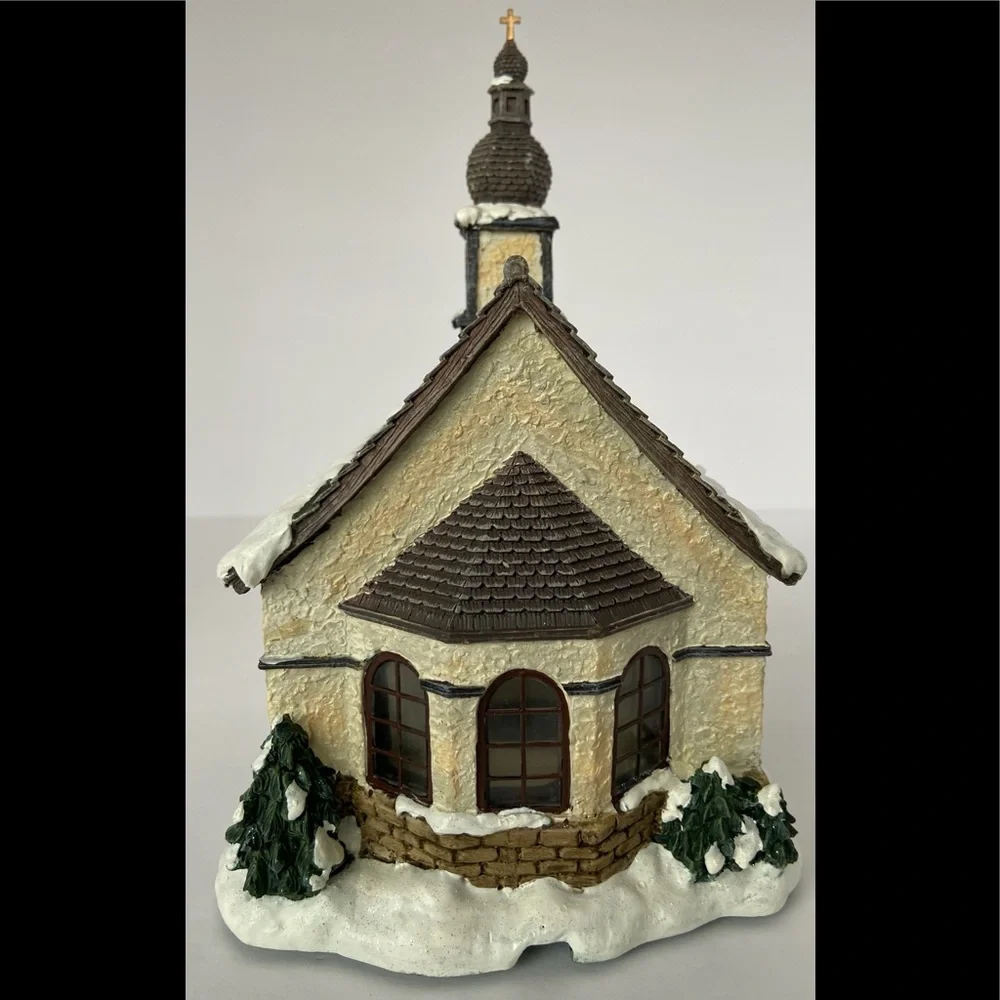 HAWTHORNE CHRISTMAS VILLAGE “RARE”-  HOLY NIGHT CHAPEL - Picture 5 of 15